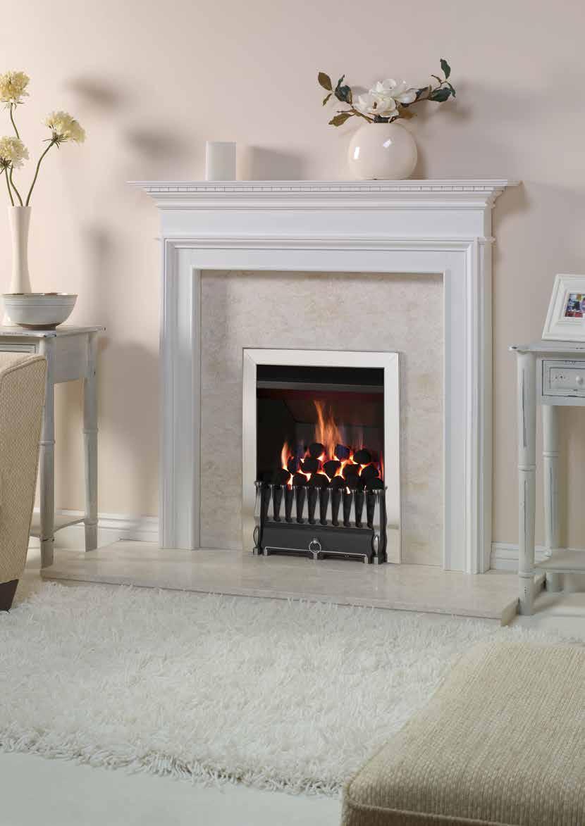 VFC Convector fire with Highlight Polished Spanish front and Polished