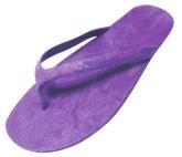 Zendals Walkaway Non-slip sole 100% recyclable PVC Floral paisley design in fun colors Thong design for pedicures Recommended for Pedicure Use.