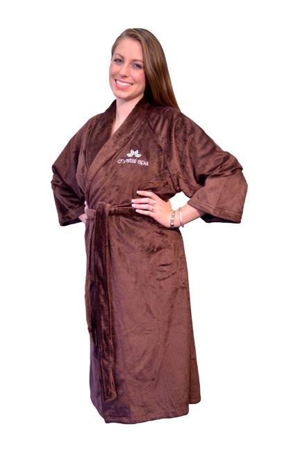 Zendals MinQ Robe MinQ s softness is a permanent feature, not chemically coated temporarily with silicone Stain, odor, & mildew resistant Lightweight & warm, but suitable for all seasons
