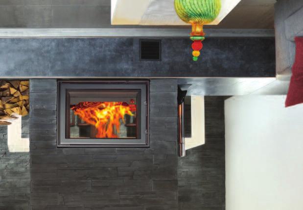 RX 30 DS l Woodfire RX double sided inset boiler stoves A double sided stove adds a whole new dimension to any house.