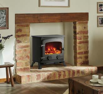 Exe Electric Stove The Exe s subtle styling and refined detailing fits effortlessly into both traditional and contemporary homes alike, adding an easy to install centrepiece that can provide instant