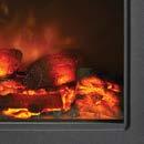 be enjoyed without the heat Remote control Integral cast iron top plate & log store 13 amp socket needed Thermostatic option 99% Efficient Heat