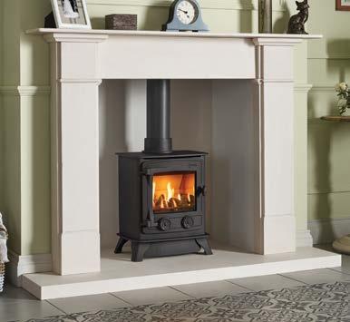 CL Stoves & Fires are finished in Metallic Black.