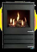 Vermiculite Black Reeded Black Glass Brick Effect CL 530 Inset with Brick-effect lining CL7 & Dartmouth Inset With a look that takes inspiration from our traditional, solid fuel stove aesthetic, the