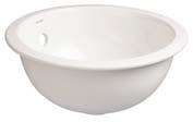 healthcare Langley countertop basin 530 CTH/2TH LLWB105/LLWB106 Centre/two