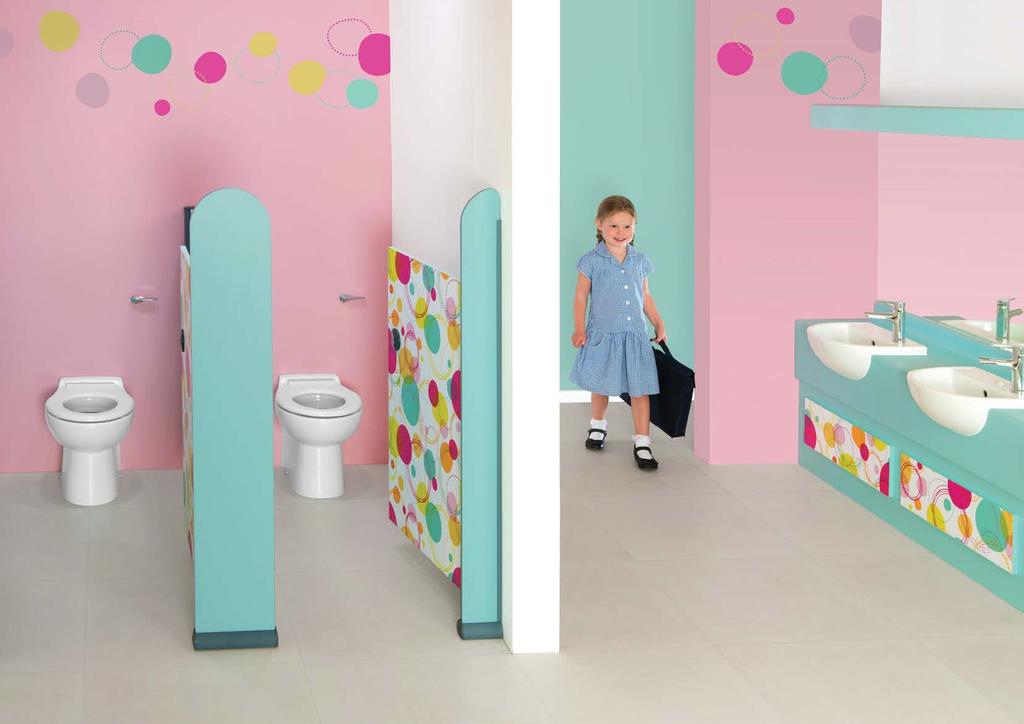 10 11 EDUCATION SanCeram is ideal for the education sector offering high quality products for all environments from nursery schools through to