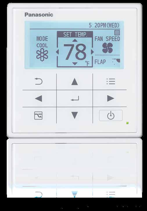 Temperature Setting Range Both maximum and minimum temperature settings can be limited. Doing this helps reduce power consumption due to over cooling or heating.
