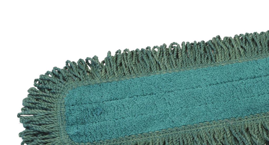 Static charge also aids in microfiber cleaning, as the positively charged split fiber traps negatively charged dirt particles until the pad is washed.