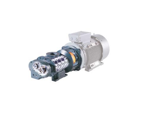 This enables the drive and compression units to be linked via a maintenance-free coupling, which avoids the transmission losses associated with gear driven units.