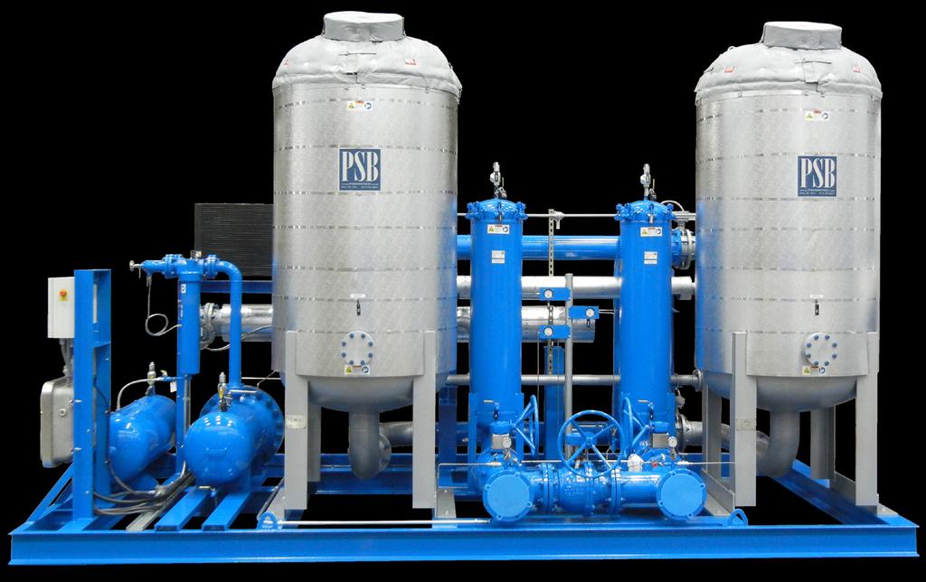 NG-SRD Dual Vessel Manual Regeneration NG-SRD is the dual vessel version allowing for continuous drying.