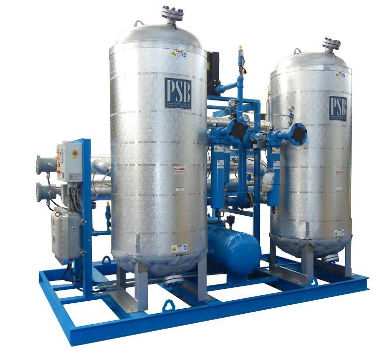 NG-EV Dual Vessel Fully Automatic Regeneration PSB type NG-EV is an ideal system for drying medium to large volumes of natural gas for stations with continuous use.