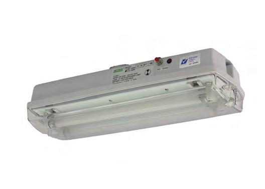 This is a corrosion resistant and self-contained emergency light of polycarbonate material. The unit is easily installed as there are no additional brackets required.