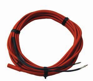 Drain Line Heating Cable Sleeveless Heating Cable Type SAN-DLH up to 150ºC Totally waterproof Double insulation Moulded termination Extremely flexible Silicone insulation: -70 - +200 C Applications: