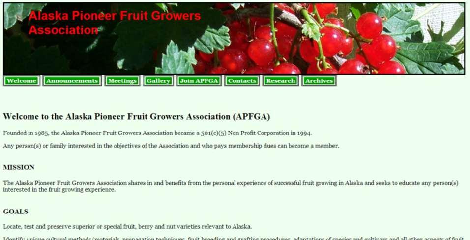 Resources Pioneer Fruit
