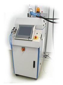 A1.12 Laser machine with hand guided laser head of the laser source ( turbo fan, etc.