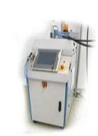 2 a) MD) applicable 12 Laser machine with hand guided Laser head Stationary Laser source, equipped with