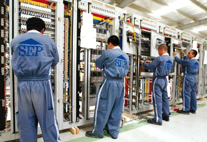 STANDARDS FOR TESTING: SEP is compliant with Type-tested switchgear assemblies (TTA); IEC604391-/VDE0660 part 500/DIN 41-488/BS 5486/EN60 439-1.