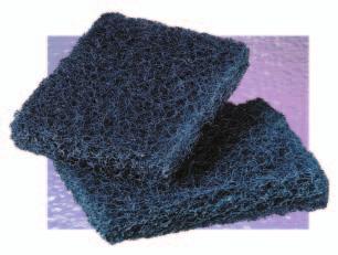 H V Y Y cotch-brite Heavy uty cour ad o. 86 pen construction pad with tough fibers and abrasives make fast work of heavy duty cleaning jobs.