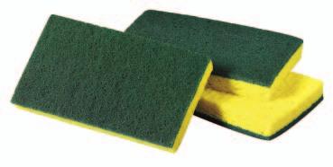 cotch-brite Medium uty crub ponge o. 74 ual-action cleaning tool. t s a o. 96 scouring pad on one side for scrubbing and cleaning.