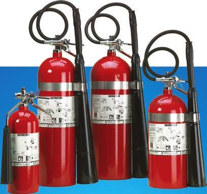 PYRO-CHEM CARBON DIOXIDE HAND PORTABLE AND WHEELED S Simple, trouble-free operation and maintenance Features upright positive on-off operation utilizing squeeze-grip activation Non-corrosive,