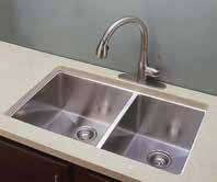 Savings Sink, 2 grids and strainers 22% Nadya Pull-Down Kitchen Faucet