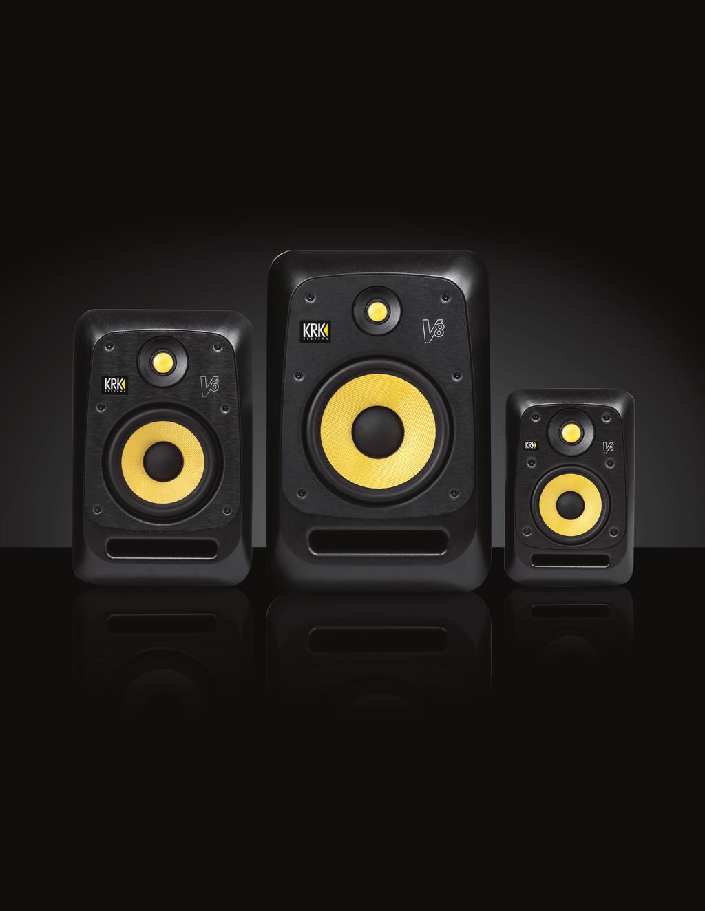 V SERIES 4 POWERED REFERENCE MONITORS KRK Systems V Series 4 nearfield studio monitors are specifically designed for audio production applications where accurate reproduction is critical.