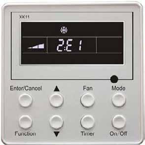 5.15.4 Enquiry of Outdoor Ambient Temperature Under on or off state of the unit, press Enter/Cancel button for 5s, outdoor ambient temperature will be displayed at temperature displaying area after a