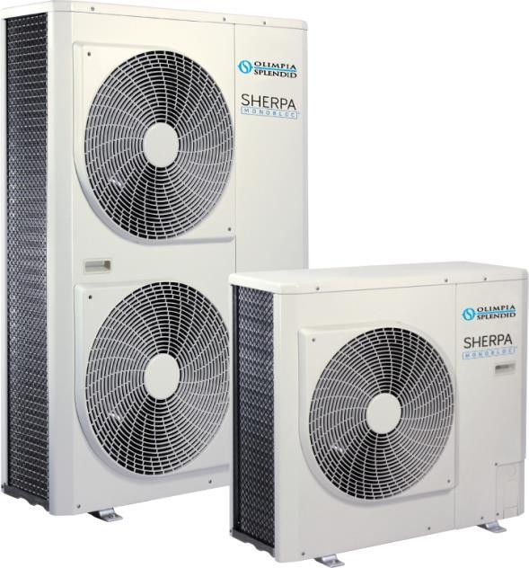 Air-water heat pump MONOBLOC Features DHW (Domestic Hot Water) production at a high temperature, up
