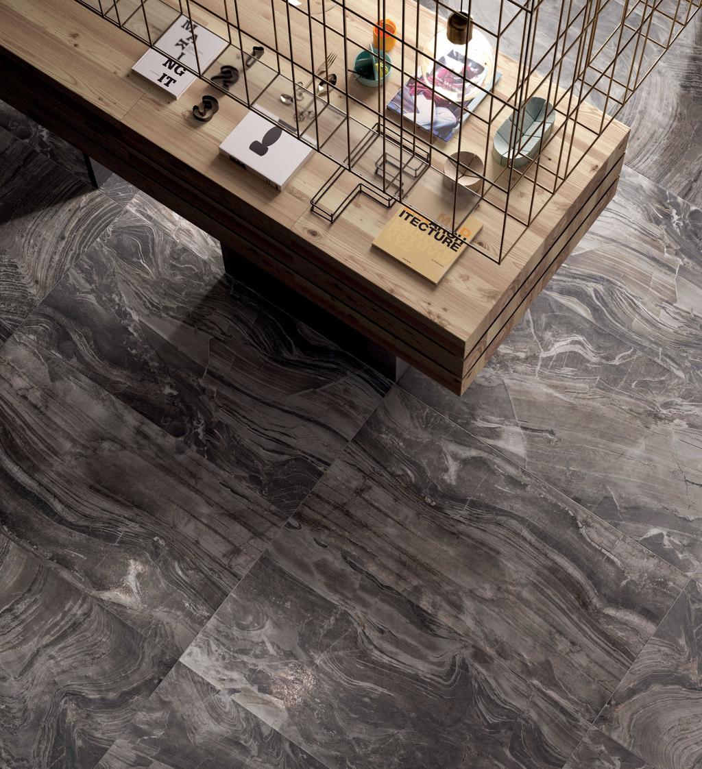 TIZIANO COLOUR VARIATION Hardwoods and stones have inherent pattern and colour variation, providing a natural artistry and elegance.