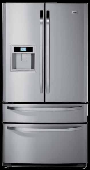 HFD647WISS Stainless Steel n 634L Gross Capacity 423L Refrigerator 211L Freezer H 1770mm W 910mm D 710mm (770mm with handles) n 1.
