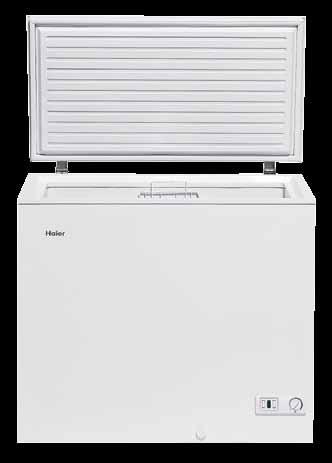 HCF208 WH White n 208L Gross Capacity H 845mm W 940mm D 570mm n 3 Star Energy Rating CHEST FREEZER Ease of Use: Power On