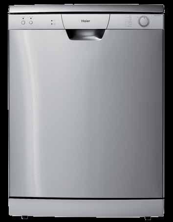 DW12-TFE4SS Stainless Steel n 12 Place Settings H 850mm W 600mm D 620mm n 2 Star Energy Rating n 4 Star Water Rating 11.