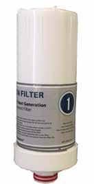Filtration Media Filter 1 1. Thin Sediment filter Blocks fine sediments in water 2. Life CleanTech Filtration Reduces hard water deposits and mineral buildup 3.