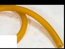 LATEX TUBING T64 SERIES Latex tubing is amber in color. Synthetic is very elastic.