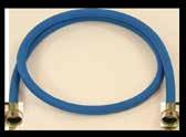 TWIN PACK - PREMIUM RUBBER WASHING MACHINE HOSE WA61 SERIES Reinforced premium rubber Use for hot or cold supply line High burst strength Meets OEM specifications Plated steel fittings Bagged hoses