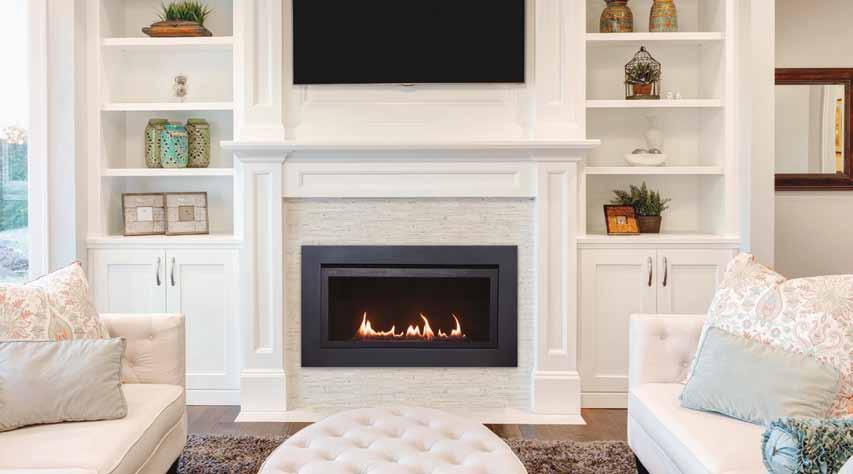 Langley gas fireplace Distributed By: SIERRA FLAME April
