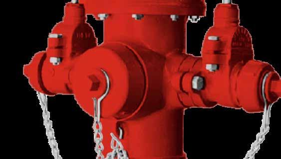 radius hose and pumper openings reduce friction loss.