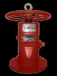 Indicator Post Features Easy to see targets indicates whether the valve is open or
