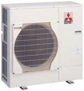 Ecodan Monobloc Air Source Heat Pumps PUHZ-(H)W OUTDOOR UNITS Our range of Ecodan Monobloc Air Source Heat Pumps are available in 5, 8.5, 11.2 and 14kW capacities.