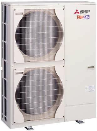 Zubadan Reliable Performance in Low Temperature Outdoor Conditions New Generation Zubadan* provides powerful heating in cold regions where most heat pumps' performance lacks.
