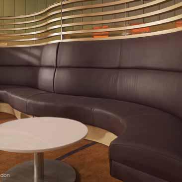 A banquette must be well designed and offer the correct ergonomic and spatial requirements.
