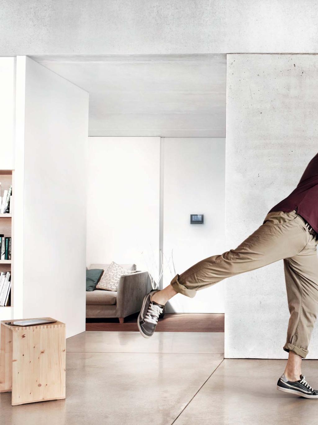 Liberating. As innovative home automation, ABB-free@home offers endless possibilities for creative design.