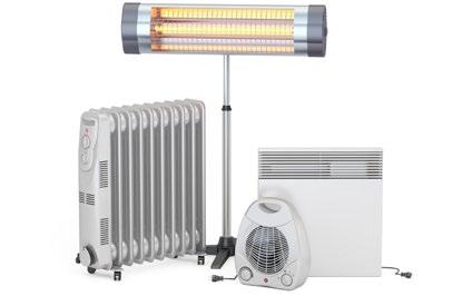 They show how much more evenly a heater with a fan warms a room compared to a fan-less heater.