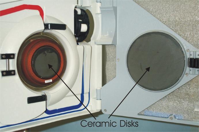 7. Instrument Door and Ceramic Disks Chapter 4: Parameters Setting and Preventative Maintenance The instrument door must fit properly for the system to operate correctly.