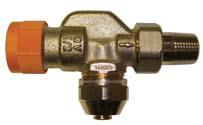 Thermostatic radiator valve packages with compression connection for PEX pipe Straight 169 66 14K Package: 169 66 14K