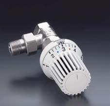 pattern radiator valve Uni DH thermostat with