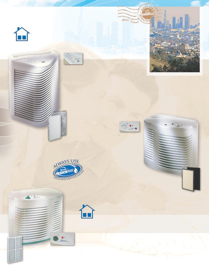 Bemis by Essick Air Purification Systems have the latest features and technology packaged within contemporary designs.