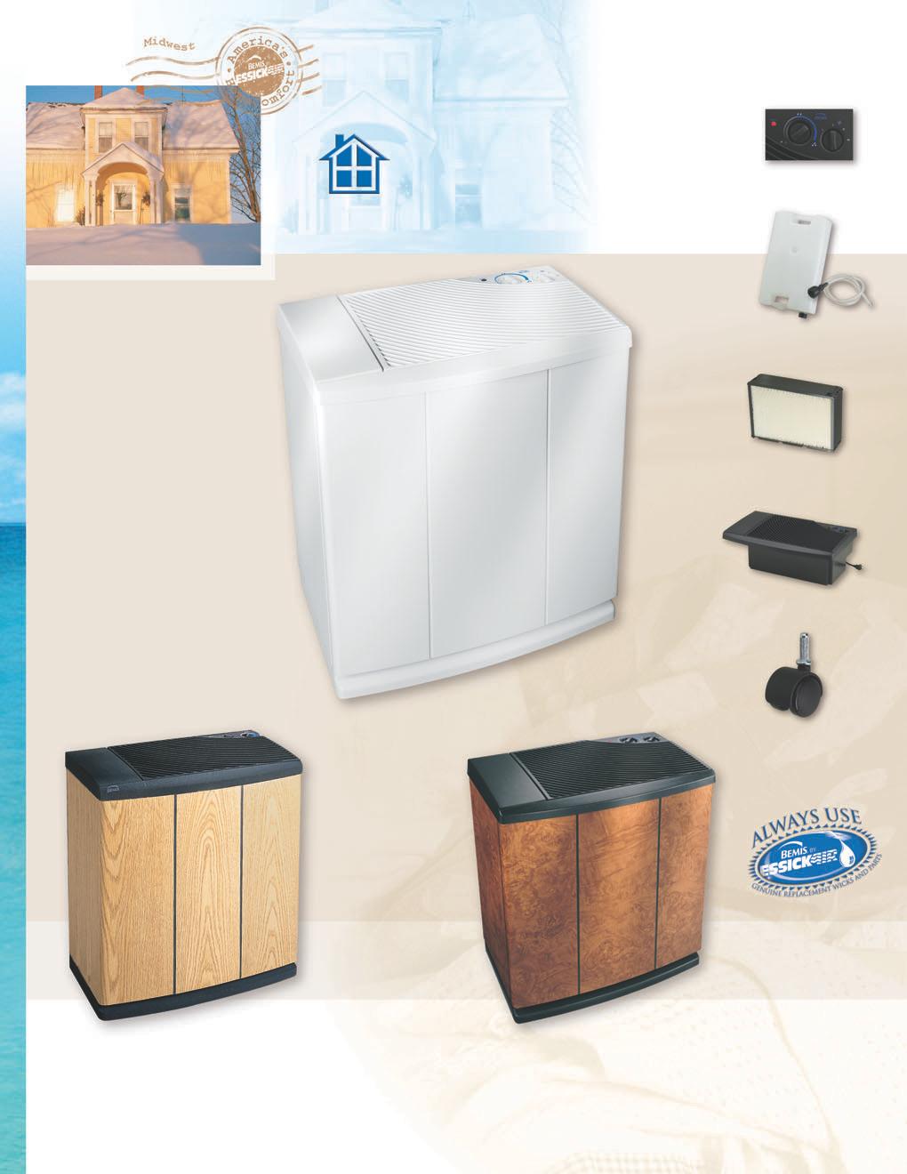 Your customers will appreciate full-size performance in a midsize humidifier.