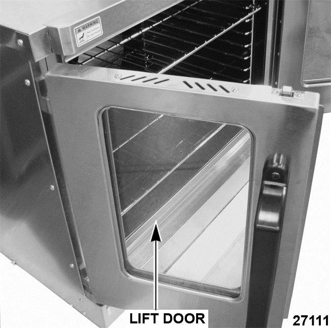 Reverse the procedure to install the replacement door and check oven for proper operation. HIGH LIMIT THERMOSTAT 1.