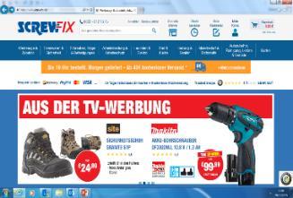 Screwfix Germany encouraging early performance 9 outlets now open in Frankfurt alongside national